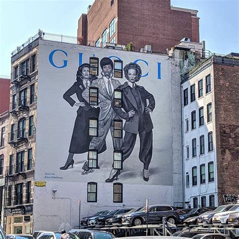 gucci wall art soho|gucci wooster store nyc.